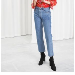 & Other Stories Straight Mid Rise Jeans
